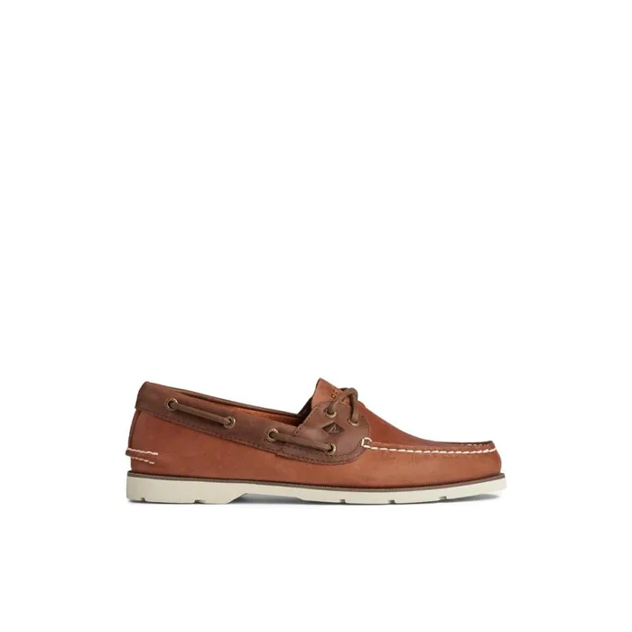 Boat Shoes Men Sperry Leeward TwoTone Boat Shoe Medium Beige