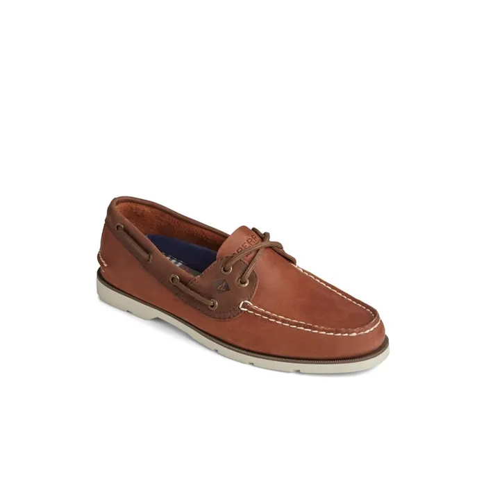 Boat Shoes Men Sperry Leeward TwoTone Boat Shoe Medium Beige