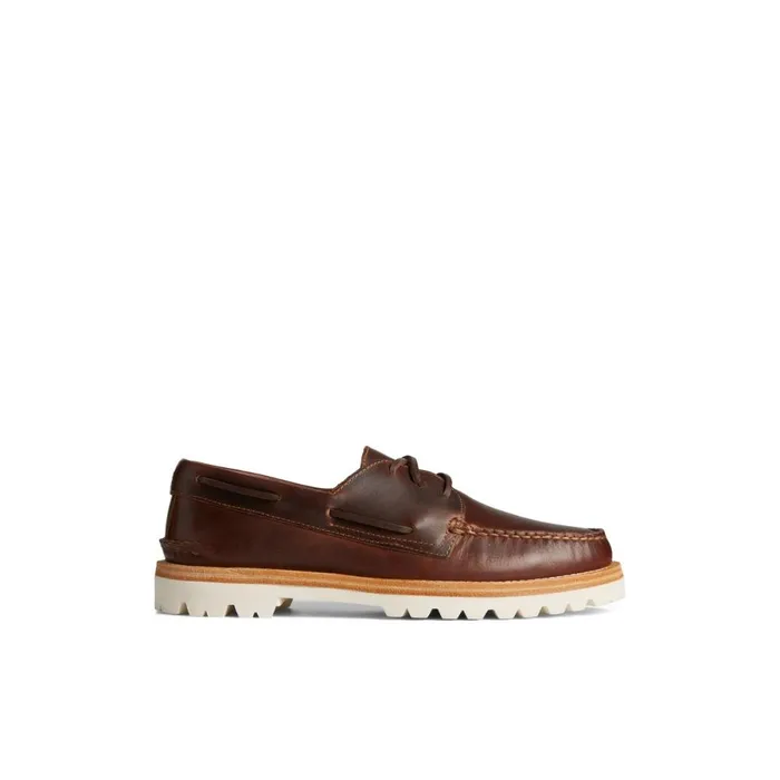 Boat Shoes Men Sperry Unisex Authentic Original 3Eye Vibram Boat Shoe Brown
