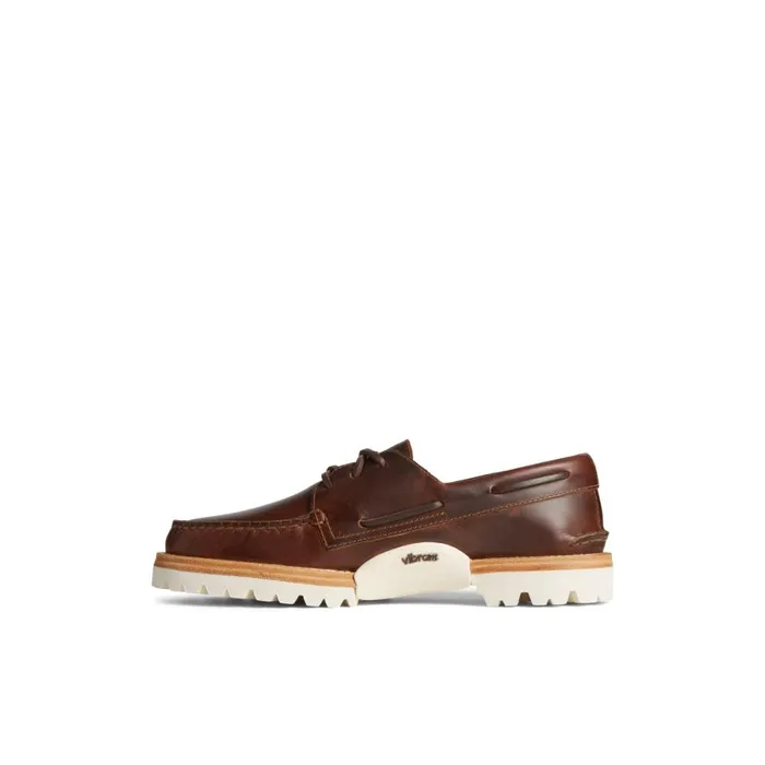Boat Shoes Men Sperry Unisex Authentic Original 3Eye Vibram Boat Shoe Brown