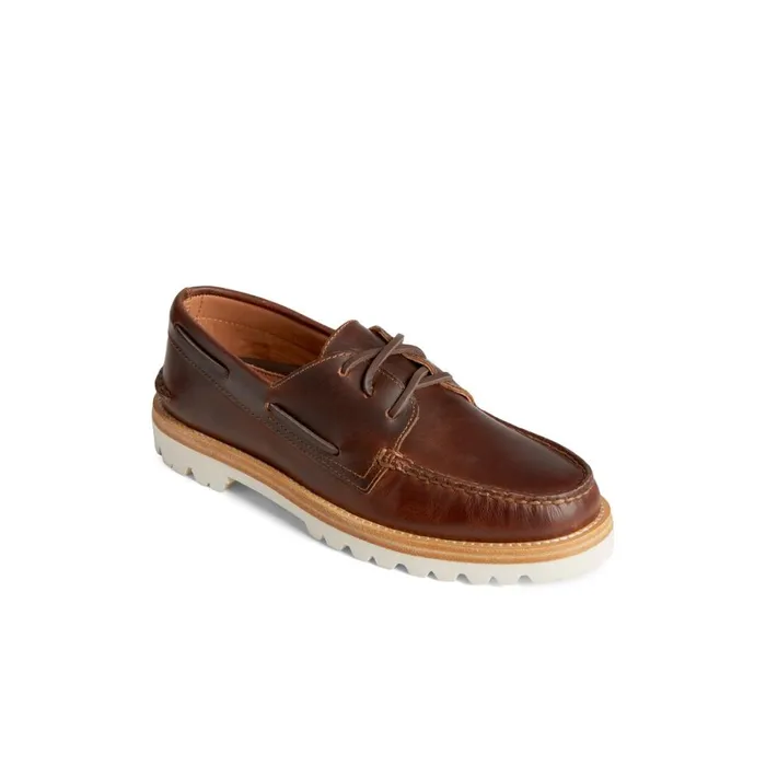 Boat Shoes Men Sperry Unisex Authentic Original 3Eye Vibram Boat Shoe Brown