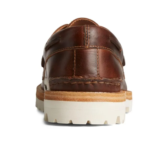 Boat Shoes Men Sperry Unisex Authentic Original 3Eye Vibram Boat Shoe Brown