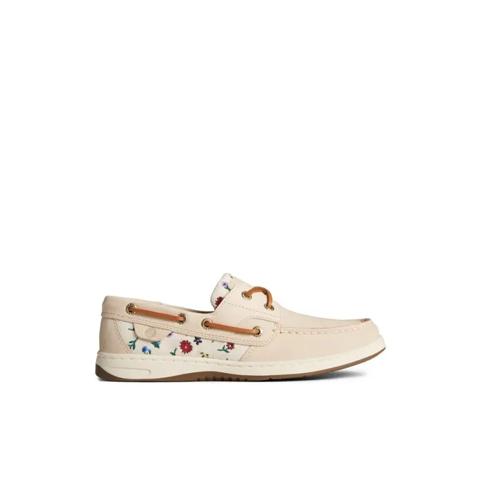 Boat Shoes Women Sperry Bluefish Floral Boat Shoe Bone