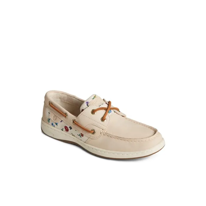 Boat Shoes Women Sperry Bluefish Floral Boat Shoe Bone