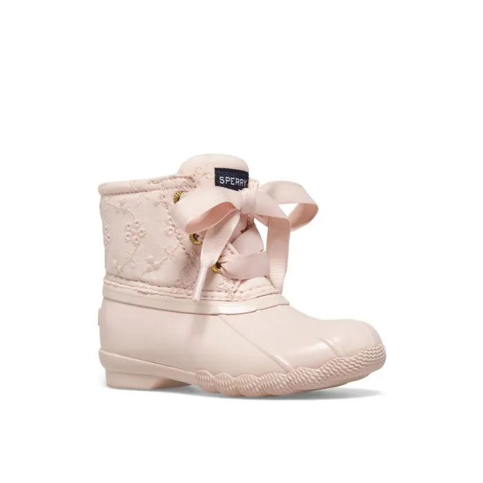Boots Kids Sperry Saltwater Duck Boot Pink