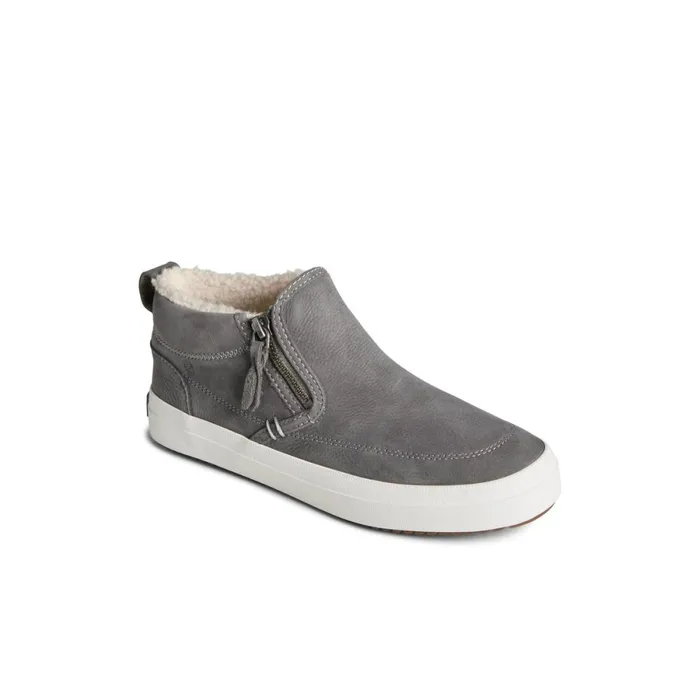 Boots Women Sperry Crest Side Zip Cozy Sneaker Grey