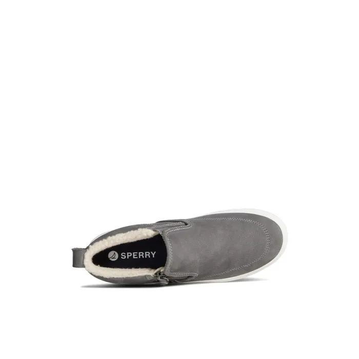 Boots Women Sperry Crest Side Zip Cozy Sneaker Grey