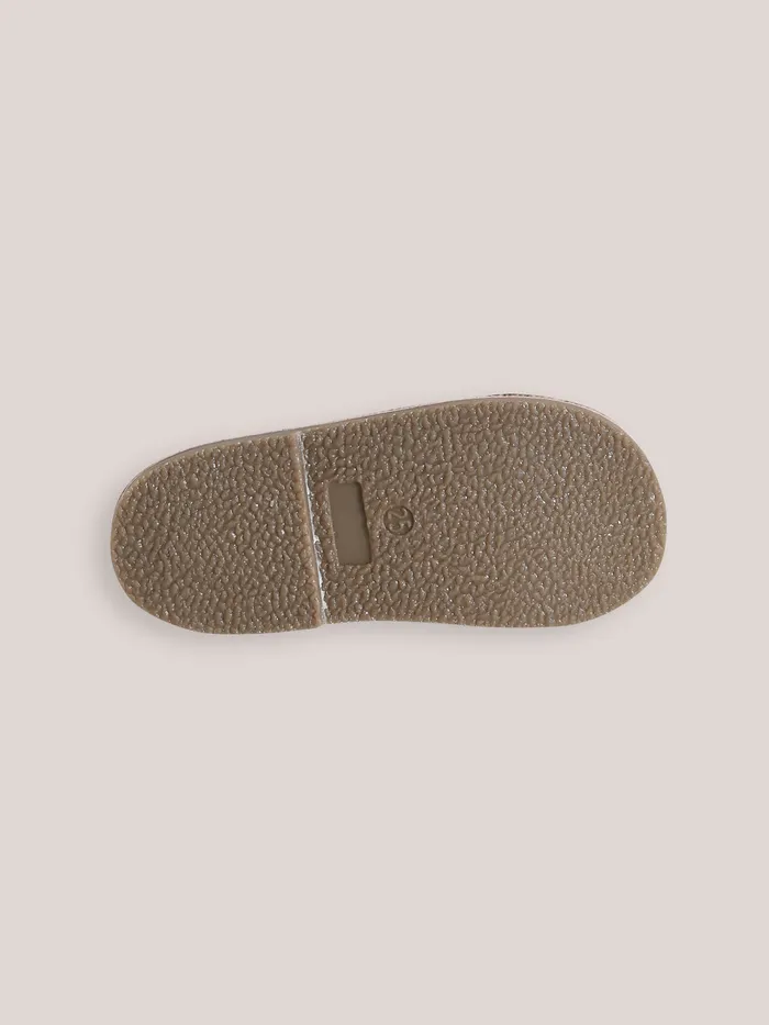 Boys Cyrillus Shoes Leather Desert Boots Taupe