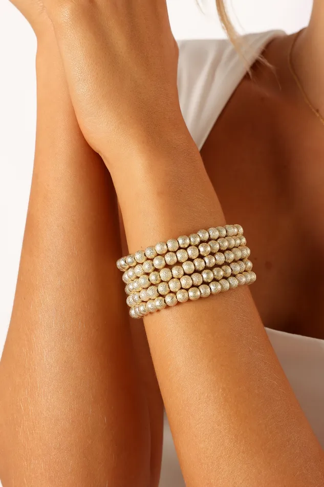 Bracelets Renee Bracelet Set 8211 Gold Gold petalandpup Women