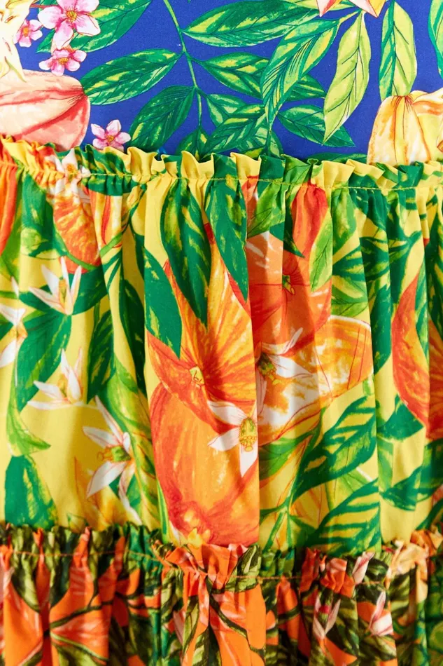 Caipirinha Tiered Mini Dress Women Farm Rio Mini Dresses