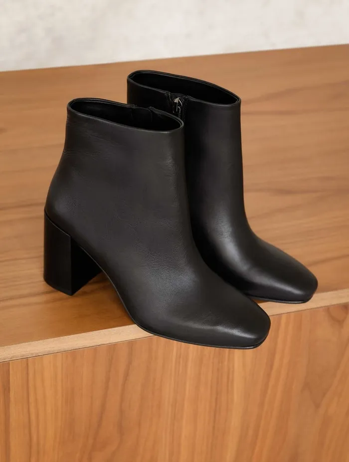 Carla Passion Black Women Bobbies Ankle Boots