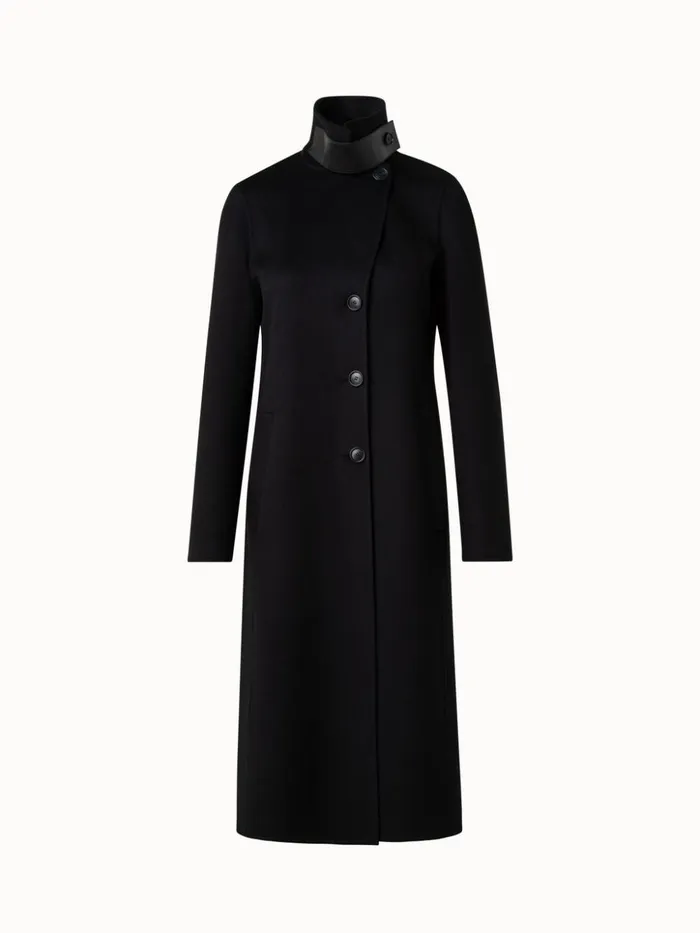 Cashmere DoubleFace Blazer Coat Black Women Akris Coats