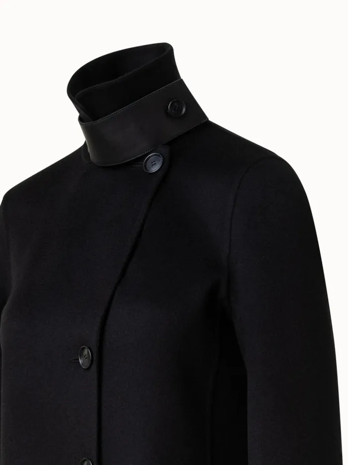 Cashmere DoubleFace Blazer Coat Black Women Akris Coats