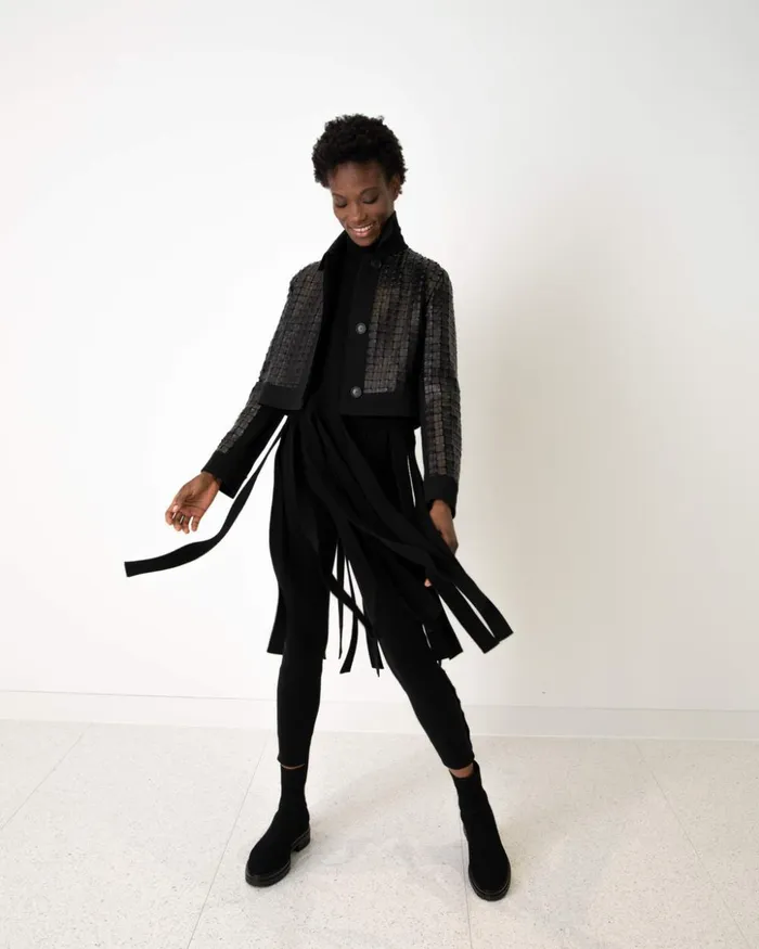 Cashmere Silk Knit Pullover Black Women Akris Cashmere