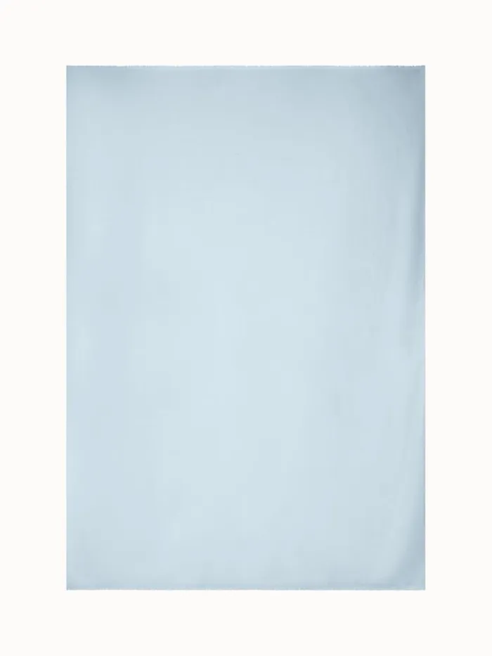 Cashmere Silk Scarf Bleached Denim Women Akris Cashmere