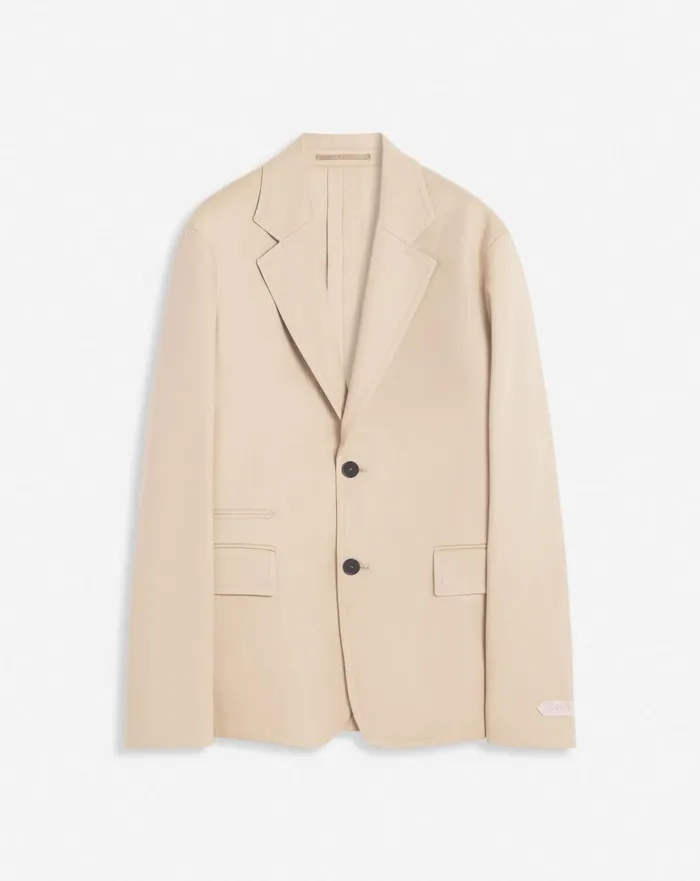 Casual Singlebreasted Jacket Sand Men Lanvin Coats and Jackets