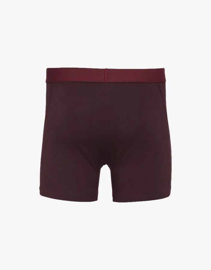 Classic Organic Boxer Briefs 8211 Oxblood Red Underwear Colorfulstandard Men