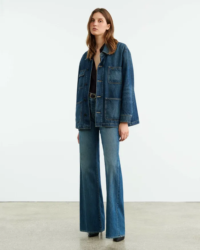 Coats and Outerwear ALASTAIR DENIM JACKET Simon Wash Nili Lotan Women