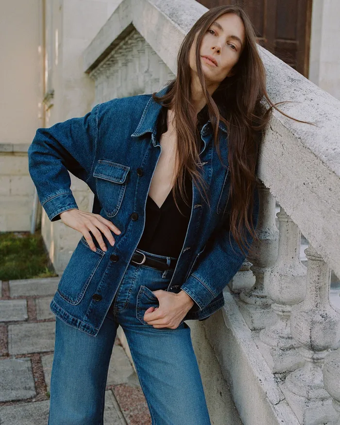 Coats and Outerwear ALASTAIR DENIM JACKET Simon Wash Nili Lotan Women