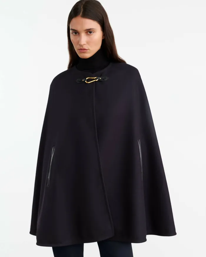 Coats and Outerwear Women ARIANNA CAPE Dark Navy Nili Lotan