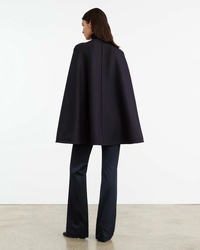 Coats and Outerwear Women ARIANNA CAPE Dark Navy Nili Lotan