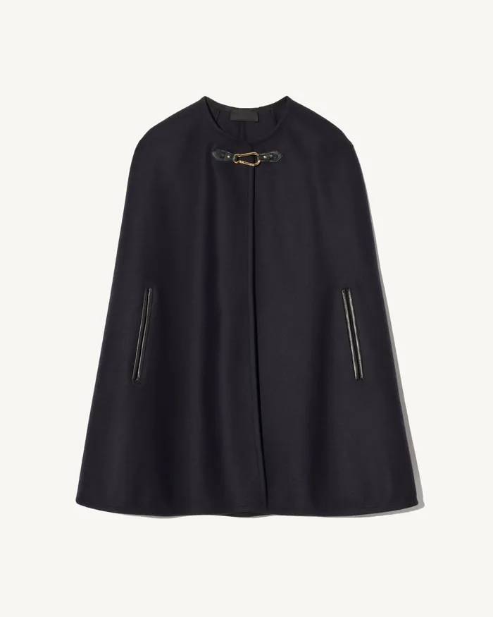 Coats and Outerwear Women ARIANNA CAPE Dark Navy Nili Lotan