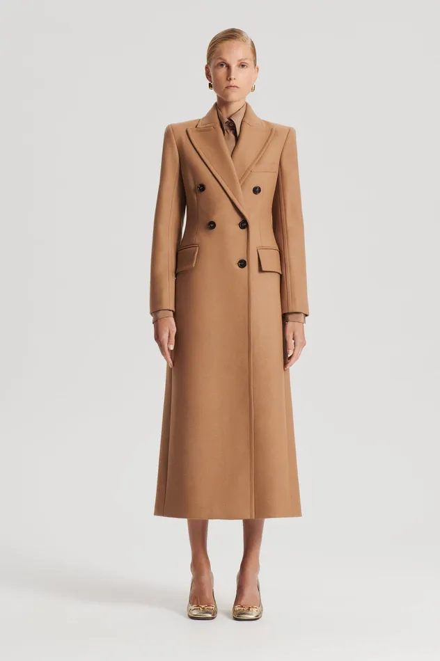 Coats Women TAILORED COAT CAMEL Scanlan Theodore