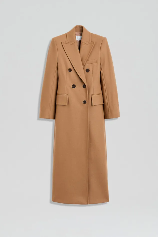 Coats Women TAILORED COAT CAMEL Scanlan Theodore