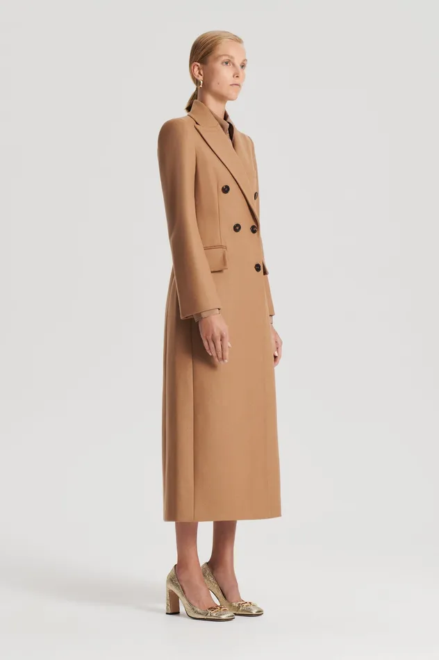 Coats Women TAILORED COAT CAMEL Scanlan Theodore