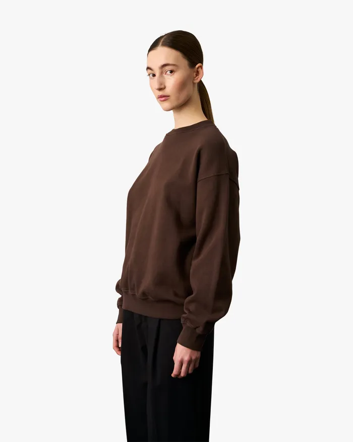 Colorfulstandard Crewneck Sweatshirts Women Organic Oversized Crew 8211 Sky Blue