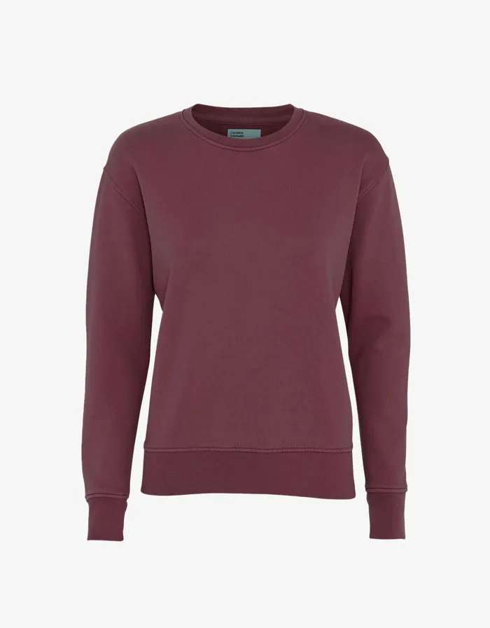 Colorfulstandard Crewneck Sweatshirts Women Women Classic Organic Crew 8211 Dusty Plum