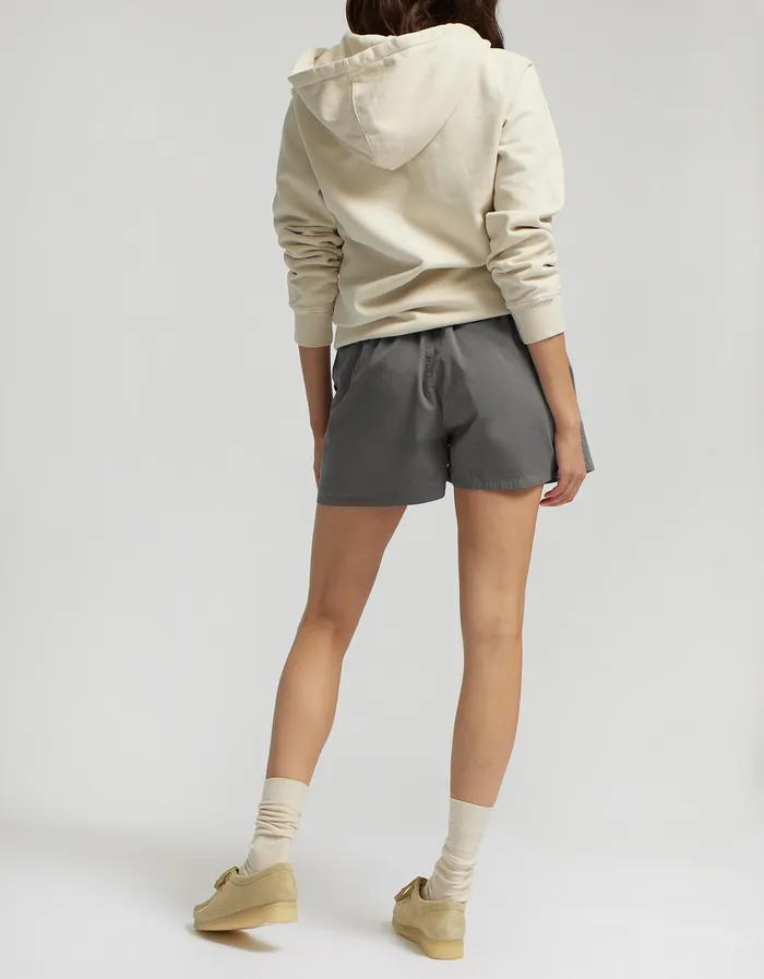 Colorfulstandard Women Organic Twill Shorts 8211 Storm Grey Women Shorts