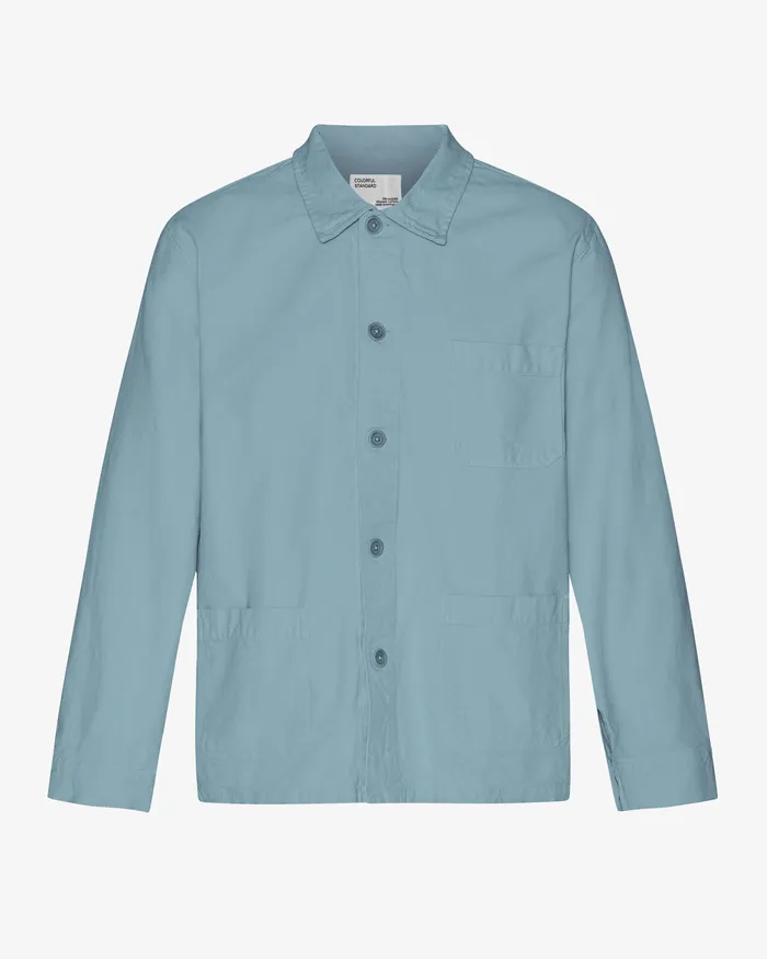 Colorfulstandard Workwear Jackets Men Organic Workwear Jacket 8211 Stone Blue
