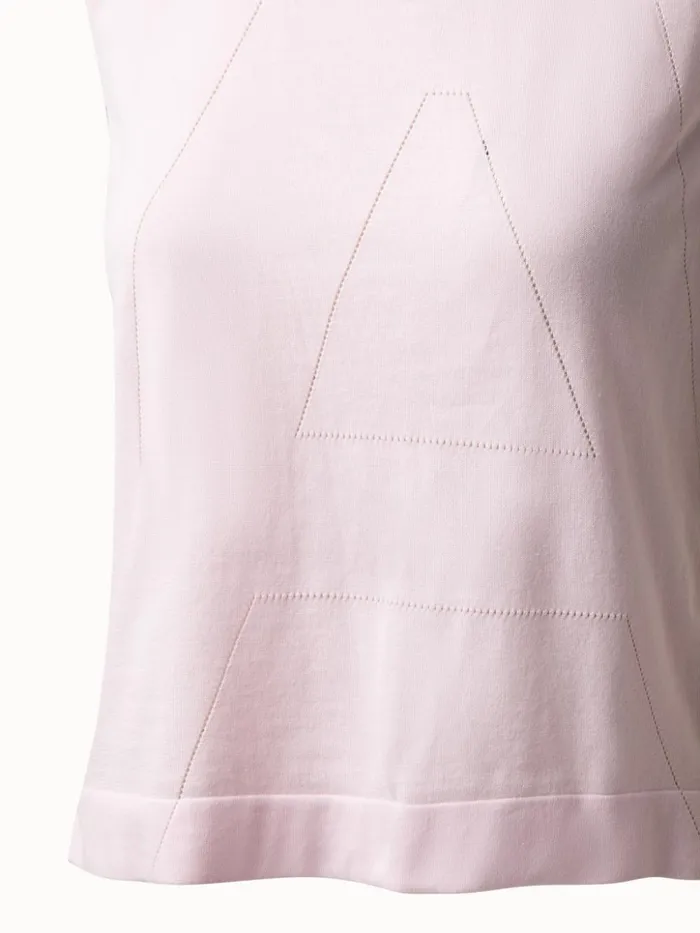 Cotton Knit Tank Top Blush Women Akris Knitwear