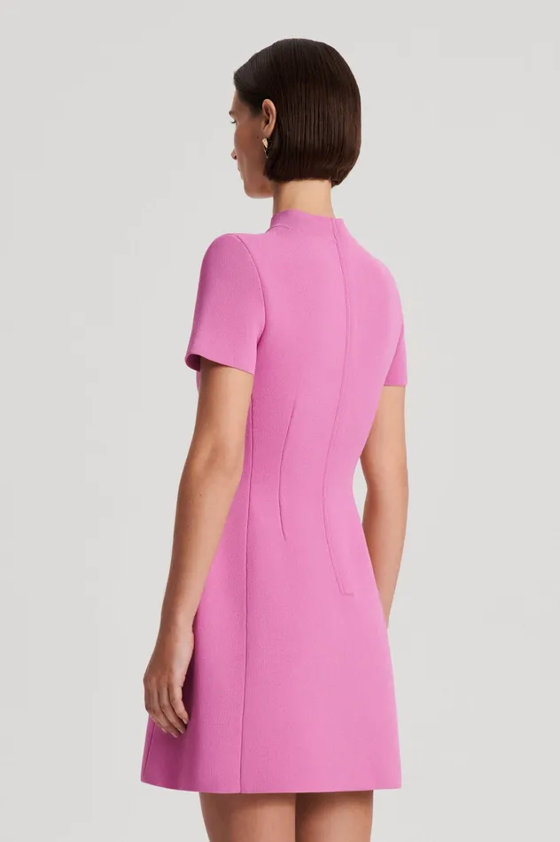 CREPE KNIT PEPLUM DRESS PEONY Dresses Scanlan Theodore Women