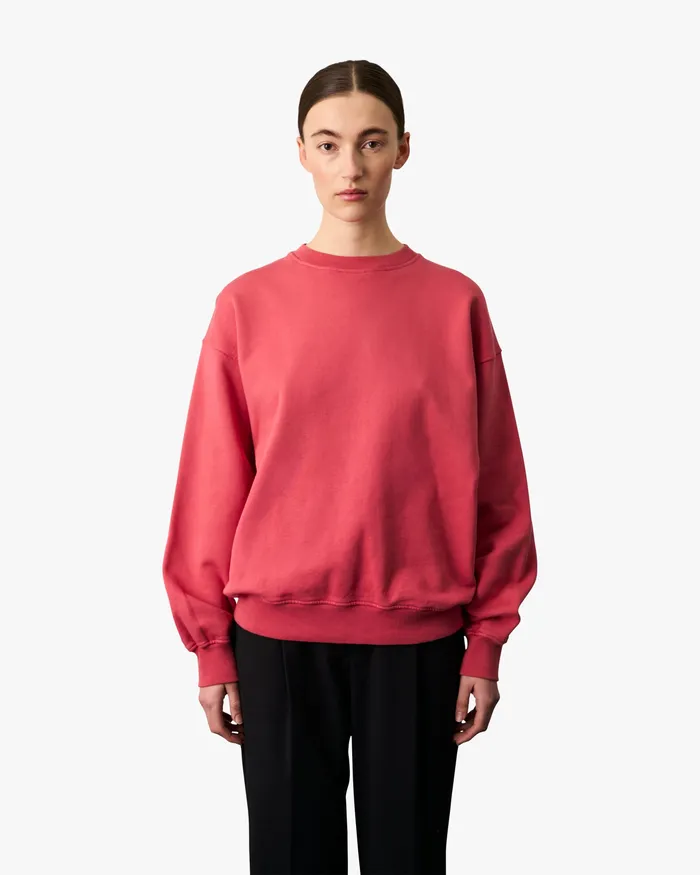 Crewneck Sweatshirts Colorfulstandard Women Organic Oversized Crew 8211 Deep Black
