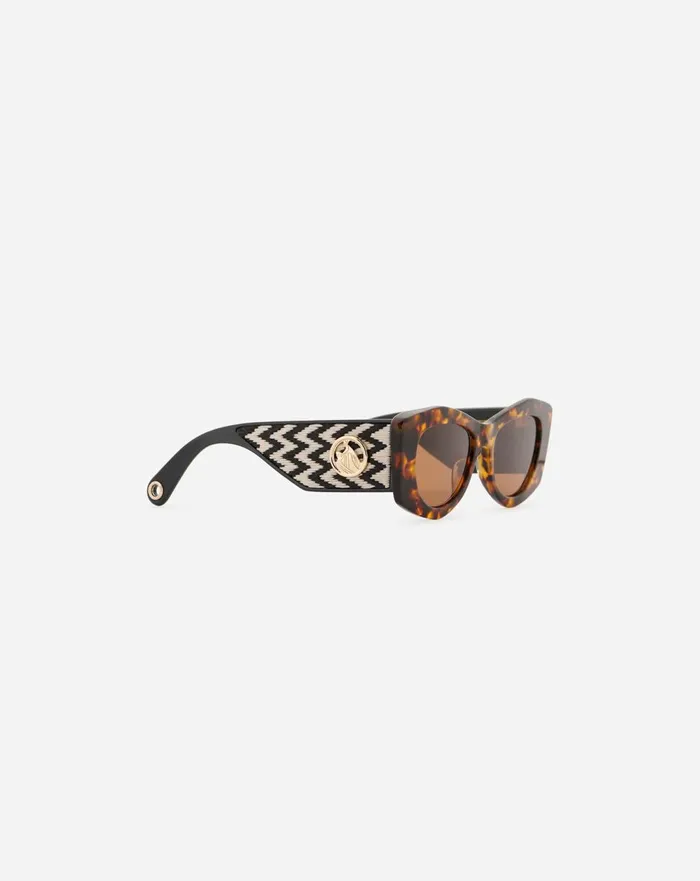 Curb Sunglasses Dark Brown Men Lanvin Sunglasses