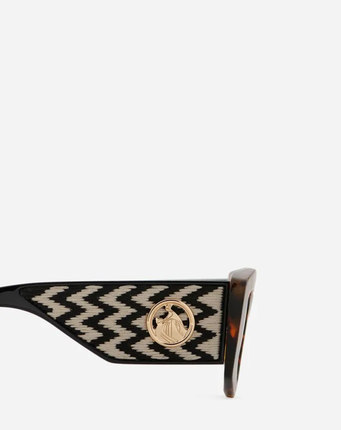 Curb Sunglasses Dark Brown Men Lanvin Sunglasses