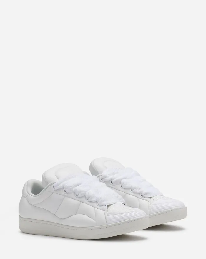 Curb Xl Leather Sneakers Whitewhite Men Lanvin Sneakers Curb Xl Leather Sneakers Whitewhite Men Lanvin Sneakers
