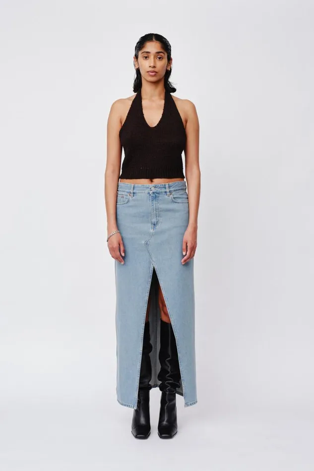 Cynthia Deconstructed Blue 6 8211 Deconstructed Blue Wash Women Won Hundred Skirts and Shorts