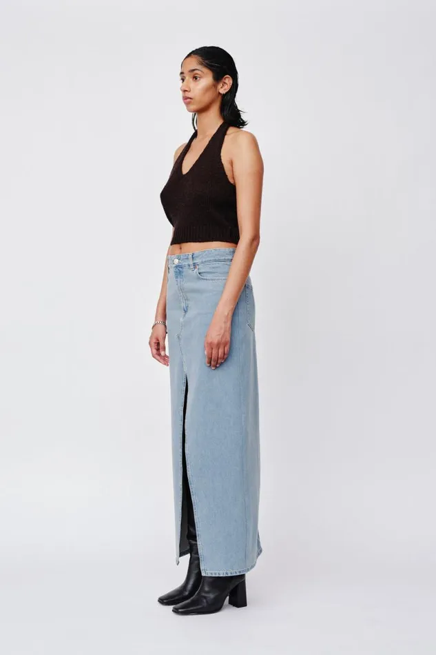 Cynthia Deconstructed Blue 6 8211 Deconstructed Blue Wash Women Won Hundred Skirts and Shorts