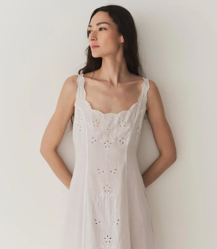 DEN Abella Dress Salt Women Dresses DEN Abella Dress Salt Women Dresses