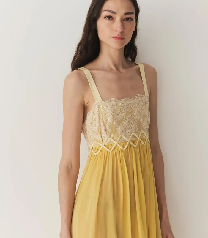 DEN Analia Dress Dandelion Yellow Women Dresses