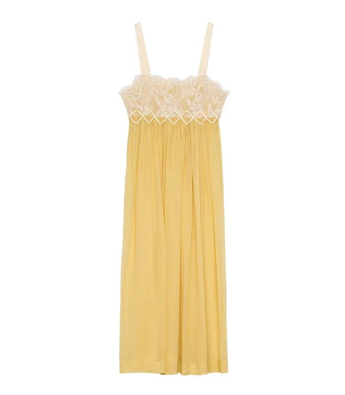 DEN Analia Dress Dandelion Yellow Women Dresses