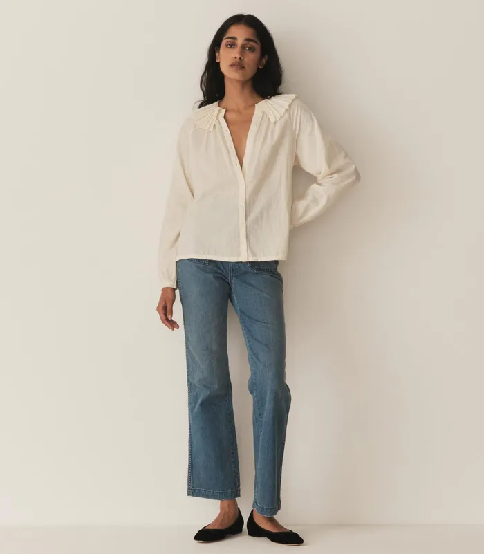 DEN Aster Top Mother Of Pearl Women Tops DEN Aster Top Mother Of Pearl Women Tops