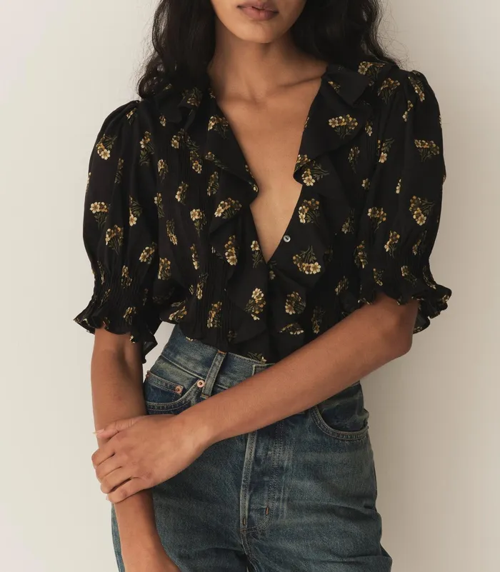 DEN Henri Top Buttercup Bouquet Women Tops