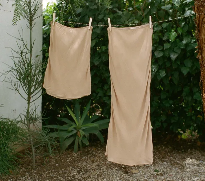 DEN Knee Length Skirt Slip Sand Dollar Women Slips DEN Knee Length Skirt Slip Sand Dollar Women Slips