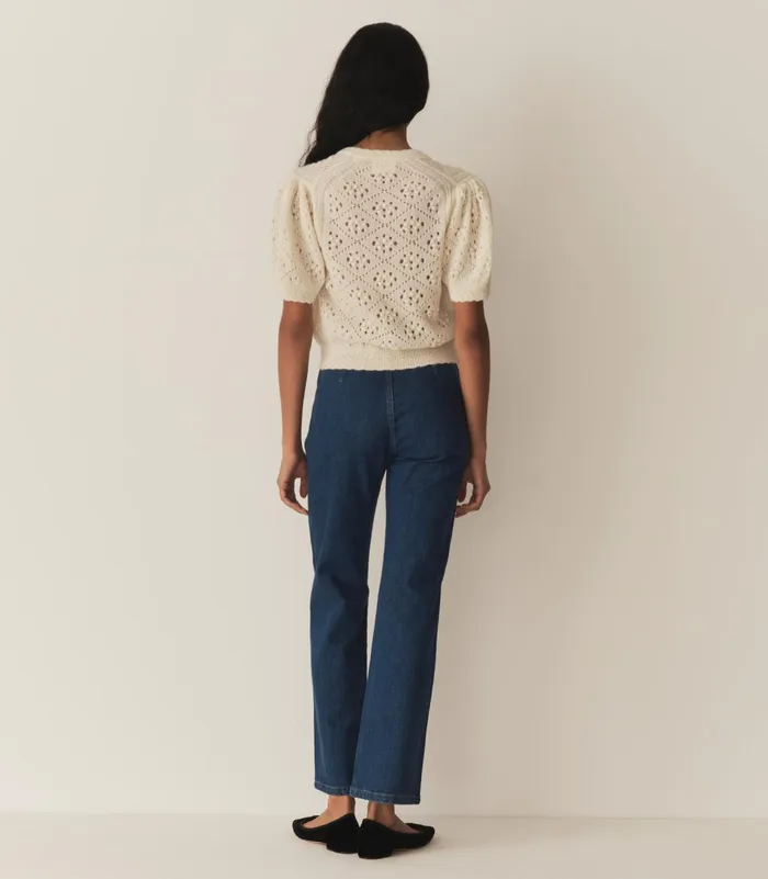 DEN Mirabelle Cardigan Ivory Women Knitwear
