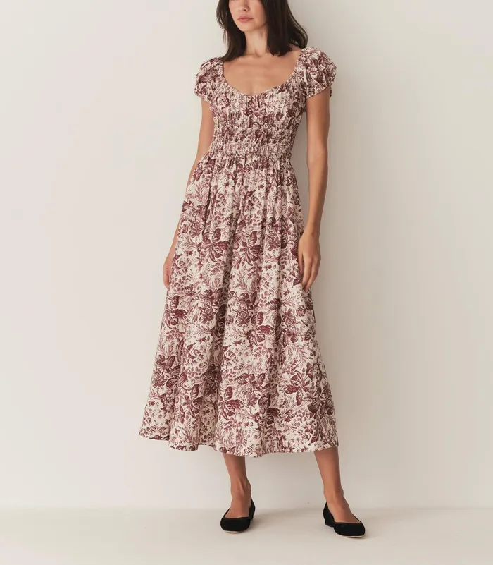 DEN Quinley Dress Toile Botanique Women Dresses