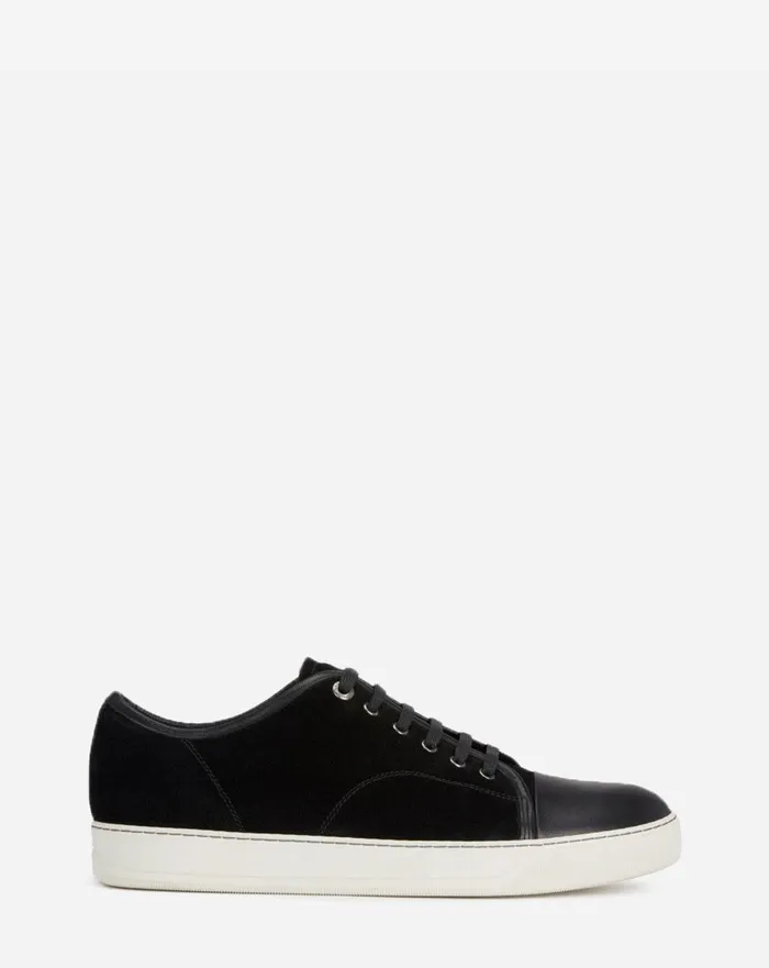 Dbb1 Leather And Suede Sneakers Black Men Lanvin DBB1